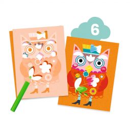 Le chat et des amis multiactivités Djeco Ikaipaka jeux & jouets