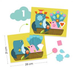Le chat et des amis multiactivités Djeco Ikaipaka jeux & jouets