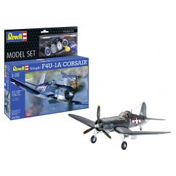 Maquette avion Model Set Vought F4U-1A CORSAIR Revell avec