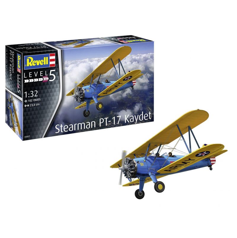 Maquette Avion Stearman PT-17 Kaydet Revell REVELL Ikaipaka