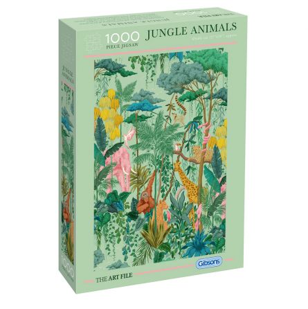 Puzzle 1000P Jungle Animals GIBSON Ikaipaka jeux & jouets Royan