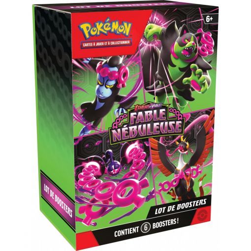 Pokémon: Bundle - 6 boosters Fable Nébuleuse  Ikaipaka jeux &