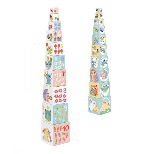 Cubes Premier âge BABYBLOKI Djeco Ikaipaka jeux & jouets Royan