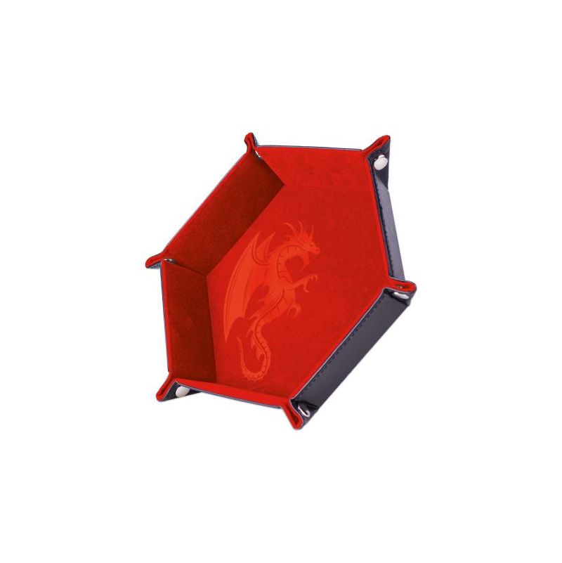 Piste de dés - Dragon Rouge 19 x 19 cm  Ikaipaka jeux & jouets