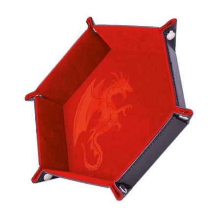 Piste de dés - Dragon Rouge 19 x 19 cm  Ikaipaka jeux & jouets