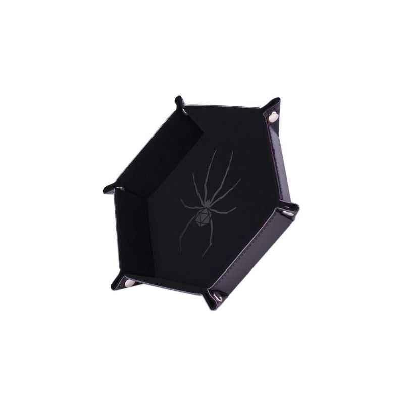 Piste de dés - Araignée Noire - 19 x 19 cm  Ikaipaka jeux &