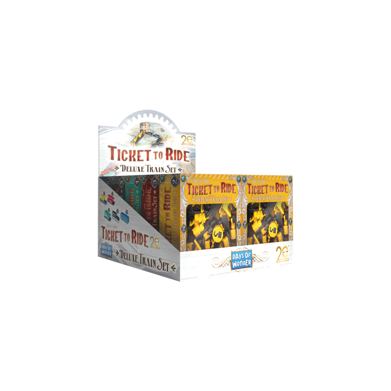 Les Aventuriers du Rail: Train Deluxe train  Ikaipaka jeux &