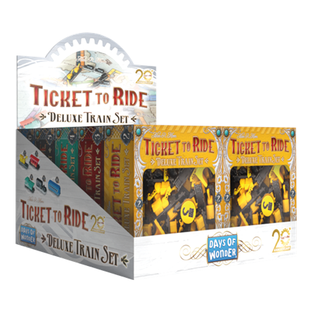 Les Aventuriers du Rail: Train Deluxe train  Ikaipaka jeux &