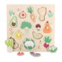Encastrement bouton bois Légumes du jardin Sarah Betz VILAC