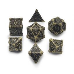 Set de 7 dés Mythologic Antic-Bronze Répliquant Ikaipaka jeux &