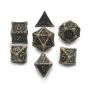 Set de 7 dés Mythologic Antic-Bronze Répliquant Ikaipaka jeux &