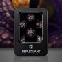 Set de 7 dés Œil de Dragon mouvant Violet Répliquant Ikaipaka