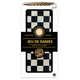 Jeu de Dames en Bois Pliable - Deluxe  Ikaipaka jeux & jouets