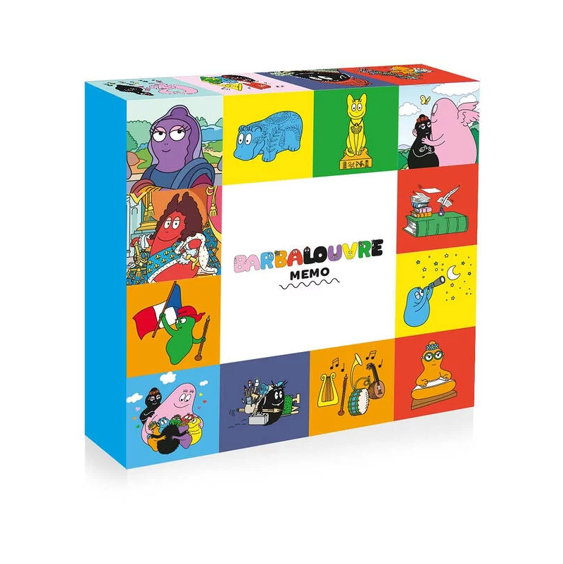 Mémory BarbaLouvre  Ikaipaka jeux & jouets Royan