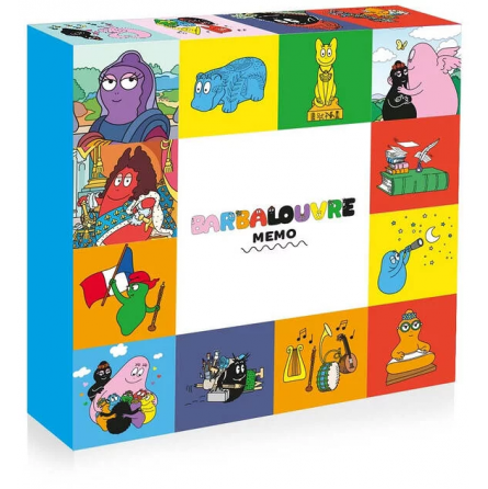Mémory BarbaLouvre  Ikaipaka jeux & jouets Royan