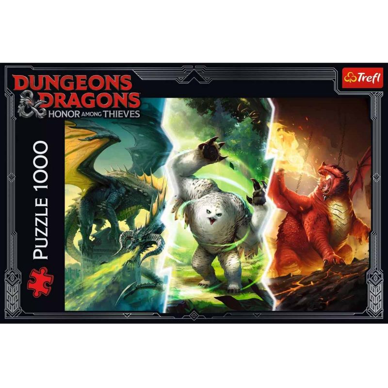 Dungeon et Dragons Puzzle 1000p Monstres Légendaires de Faerûn 