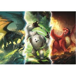 Dungeon et Dragons Puzzle 1000p Monstres Légendaires de Faerûn 
