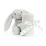 Bashful Silver Bunny Doudou Jellycat Jellycat Ikaipaka jeux &