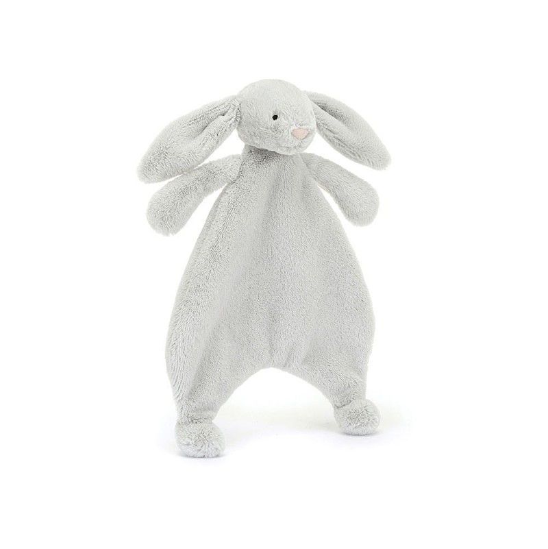 Bashful Silver Bunny Doudou plat Jellycat Jellycat Ikaipaka