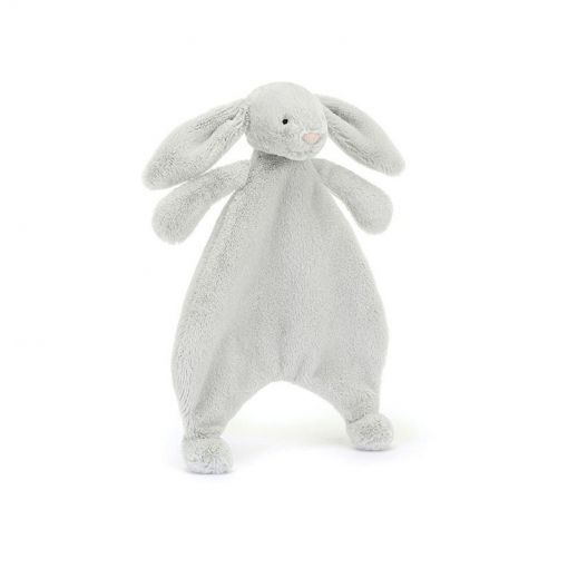 Bashful Silver Bunny Doudou plat Jellycat Jellycat Ikaipaka