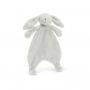 Bashful Silver Bunny Doudou plat Jellycat Jellycat Ikaipaka