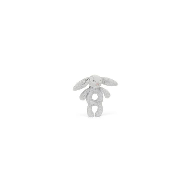 Bashful Silver Bunny Hochet Jellycat Jellycat Ikaipaka jeux &