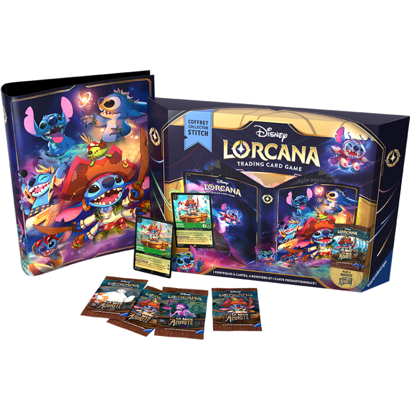 Disney Lorcana Set 6 Coffret-cadeau La Mer Azurite Ravensburger