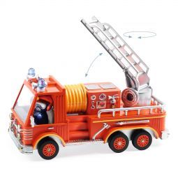 Crazy Motors Pompier Captain Fire Djeco Ikaipaka jeux & jouets
