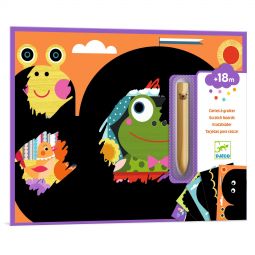 Carte à gratter C'est rigolo à découvrir Djeco Ikaipaka jeux &