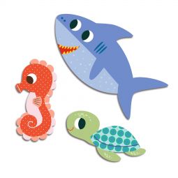 Grosses gommettes Animaux de la mer Djeco Ikaipaka jeux &
