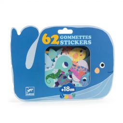 Grosses gommettes Animaux de la mer Djeco Ikaipaka jeux &
