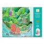 Coloriage Diorama Au sommet de mon île Djeco Ikaipaka jeux &