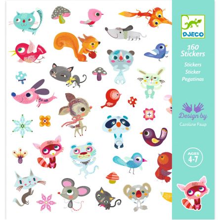 Stickers Petits Amis Djeco Ikaipaka jeux & jouets Royan