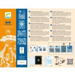Cyanotypes Savane Nocturne Djeco Ikaipaka jeux & jouets Royan