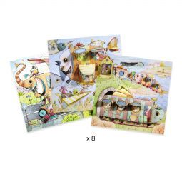 Coloriages surprise Le voyage de Malo Djeco Ikaipaka jeux &