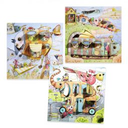 Coloriages surprise Le voyage de Malo Djeco Ikaipaka jeux &
