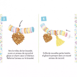 Bracelets d'amitié DIY Arc en ciel AUZOU Ikaipaka jeux & jouets