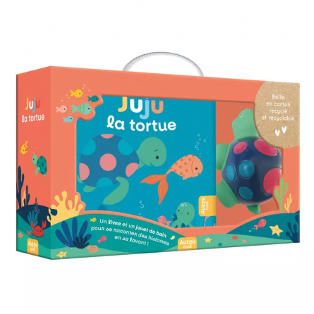 Livre de Bain Juju la tortue AUZOU Ikaipaka jeux & jouets Royan