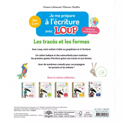 Préparation à l'écriture avec Loup Traces & Formes AUZOU