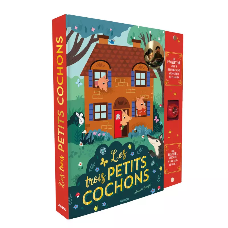 Livre projecteur Les Trois petits Cochons AUZOU Ikaipaka jeux &