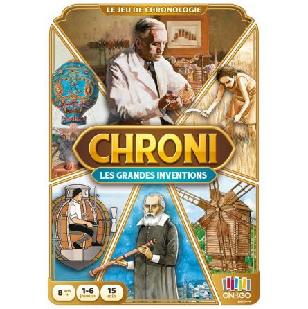 Chroni les Grandes Inventions On the Go Editions Ikaipaka jeux