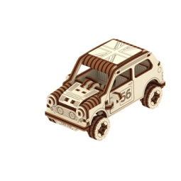 Maquette Bois Voiture de rallye 98 pcs  Ikaipaka jeux & jouets