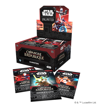 Star Wars Unlimited Crépuscule de la République Display de 24