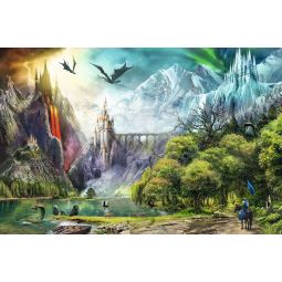 Puzzle 3000p Règne des Dragons Ravensburger Ikaipaka jeux &
