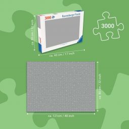 Puzzle 3000p Carte de la Flore et de la Faune Ravensburger