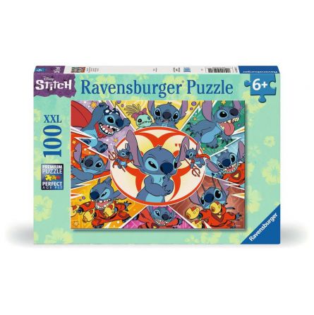 Puzzle 100p XXL Disney Stitch Ravensburger Ikaipaka jeux &