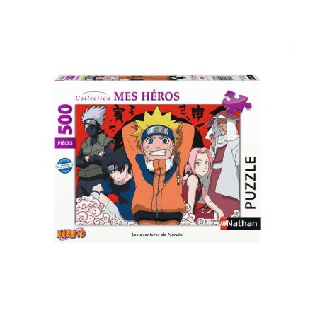 Puzzle 500p Les aventures de Naruto Nathan Ikaipaka jeux &