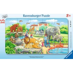 Puzzle 15p Excursion au Zoo Ravensburger Ikaipaka jeux & jouets