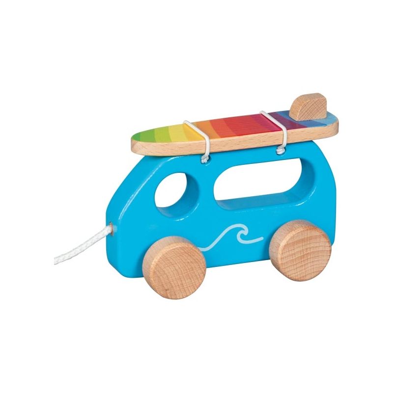 Véhicule à tirer Van de Surfeur Goki Ikaipaka jeux & jouets
