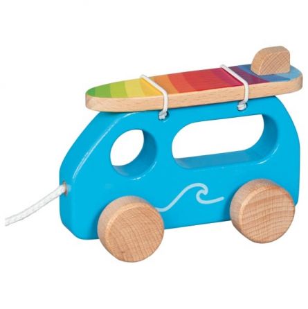 Véhicule à tirer Van de Surfeur Goki Ikaipaka jeux & jouets